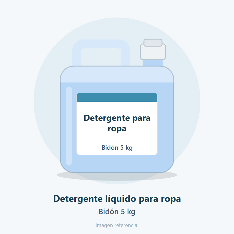 Detergente líquido para ropa