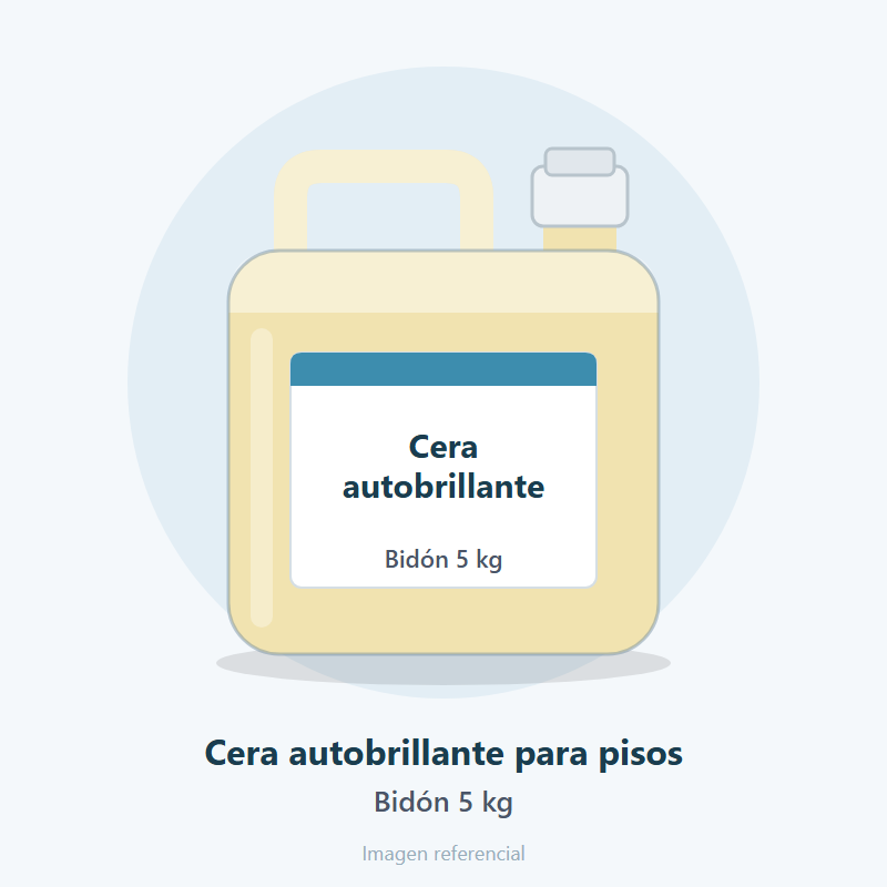 Cera autobrillante para pisos