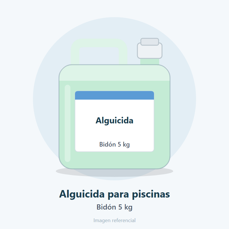 Alguicida para piscinas