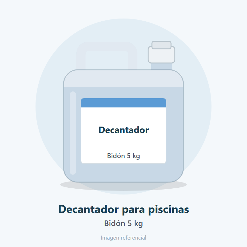 Decantador para piscinas