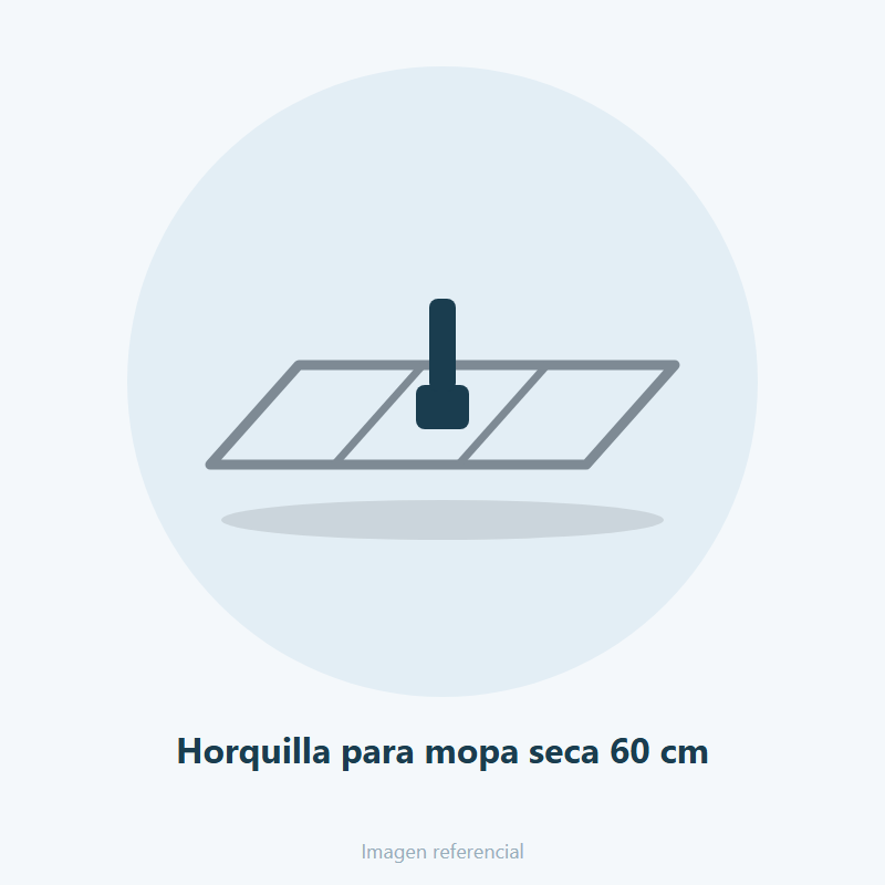 Horquilla para mopa seca 60 cm